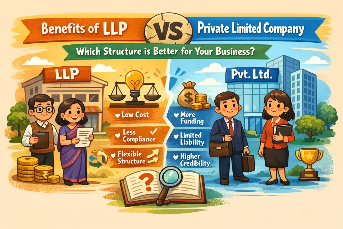 Benefits Of LLP Vs Private Limited Company – Which Structure Is Better For Your Business?